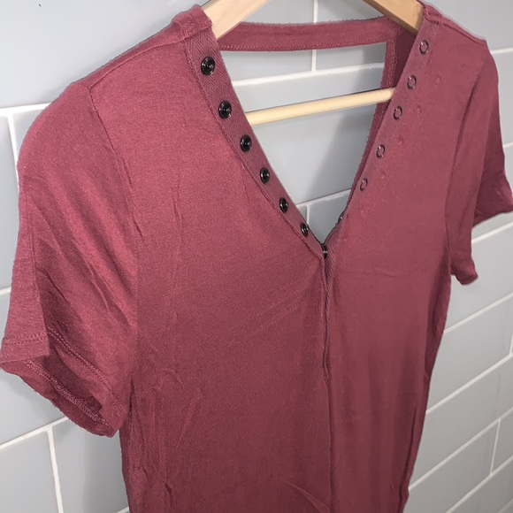 Pink Rose Snap Tee - Picture 6 of 12